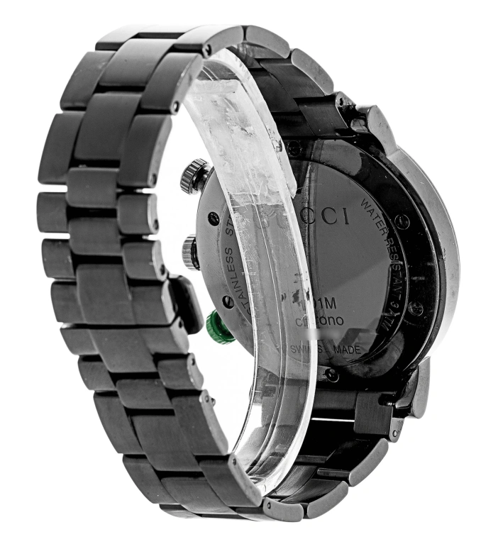 GUCCI,G-Chrono 44mm,44mm,Stainless Steel,Black,Quartz,Chronograph,Sapphire,Crystal Glass,167372 J6AJ0 1064
