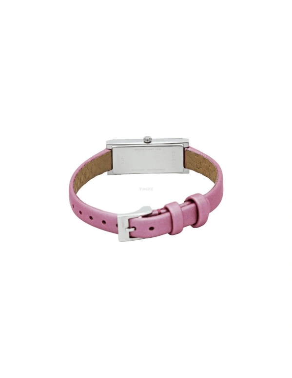 GUCCI,Gucci 14mm,14mm,Stainless Steel,Pink,Quartz,Sapphire,Crystal Glass,Rectangular,YA127502