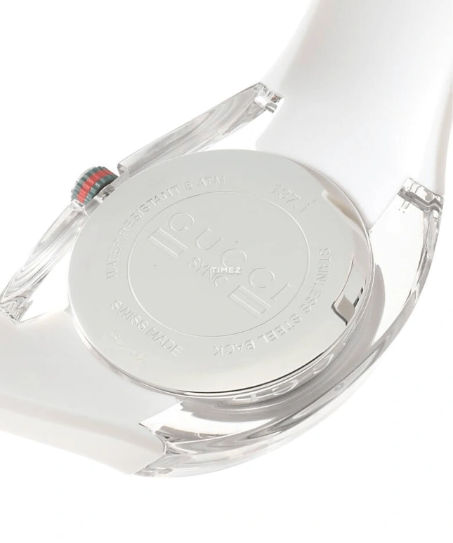 GUCCI,Gucci 46mm,46mm,Stainless Steel,Silver,Quartz,Day,Sapphire,YA137102A