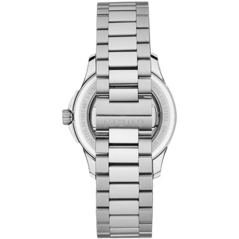 GUCCI,Gucci 38mm,38mm,Stainless Steel,Black,Automatic,Day,Sapphire,Crystal Glass,YA126432