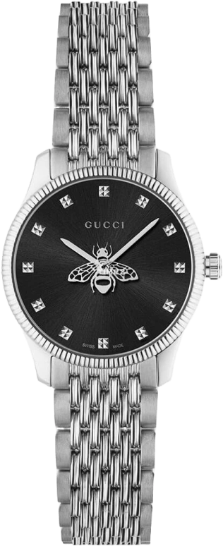 GUCCI,Gucci 29mm,29mm,Stainless Steel,Black,Quartz,Sapphire,Crystal Glass,Round,632121 I1600 1402