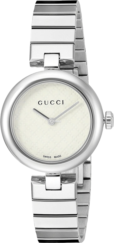 GUCCI,Diamantissima 27mm,27mm,Stainless Steel,White,Sapphire,Crystal Glass,YA141502
