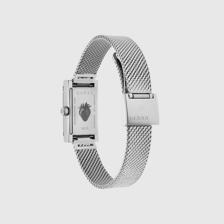 GUCCI,G-Frame 14x25mm,14x25mm,Stainless Steel,Blue,Red,Green,Quartz,In-house Caliber,Sapphire,559659 I1600 1402