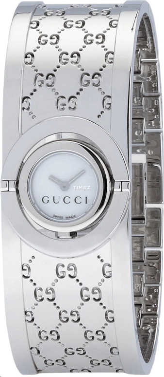 GUCCI,Other 16mm,16mm,Stainless Steel,White,Quartz,Sapphire,Crystal Glass,Round,YA112510