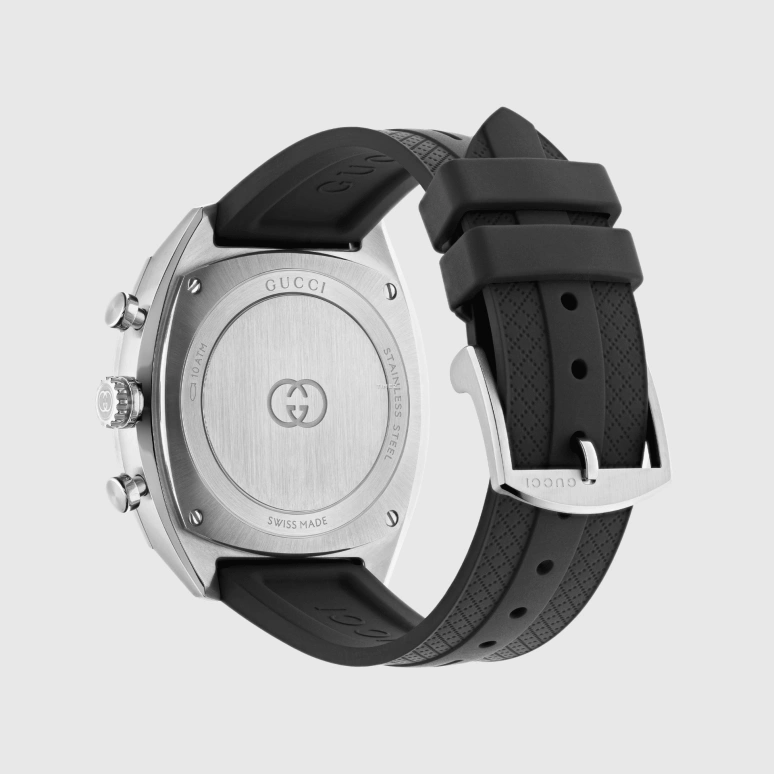 GUCCI,Interlocking 41mm,41mm,Stainless Steel,Black,Quartz,Chronograph,Sapphire,Crystal Glass,832424 IEVA0 9065