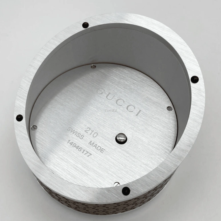 GUCCI,Gucci 100mm,100mm,Stainless Steel,Beige,Quartz,Sapphire,Round,YC210005