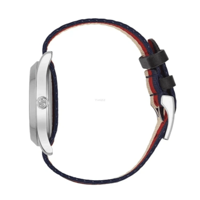 GUCCI,G-Timeless 38mm,38mm,Stainless Steel,Blue,Red,White,Quartz,Sapphire,Round,YA1264059