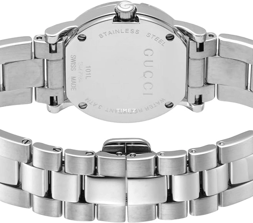 GUCCI,Gucci 27mm,27mm,Stainless Steel,Bronze,Copper,Quartz,Round,Silver,YA101516