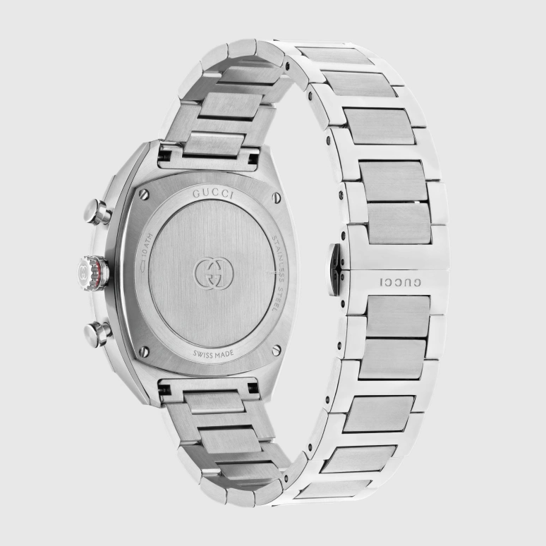 GUCCI,Interlocking 41mm,41mm,Stainless Steel,Blue,Quartz,Chronograph,Sapphire,Crystal Glass,796849 I18B0 8605