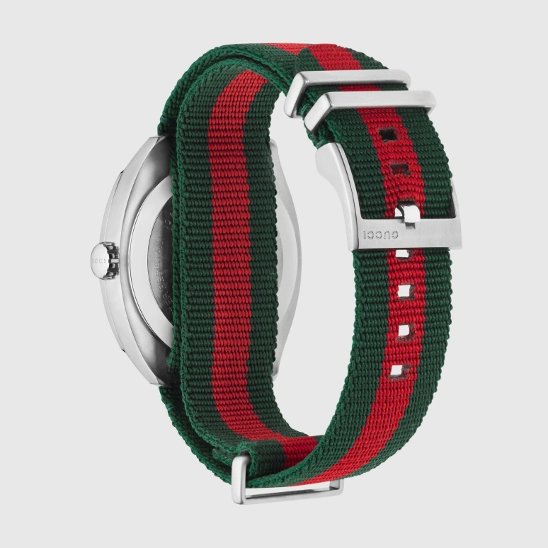 GUCCI,Other 41mm,41mm,Stainless Steel,Black,Quartz,Day,Sapphire,Crystal Glass,446009 I1820 8652