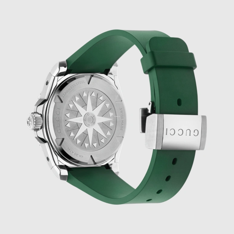 GUCCI,Gucci Dive 40mm,40mm,Stainless Steel,Green,Automatic,Sapphire,Crystal Glass,Round,796775 IEVA0 8512