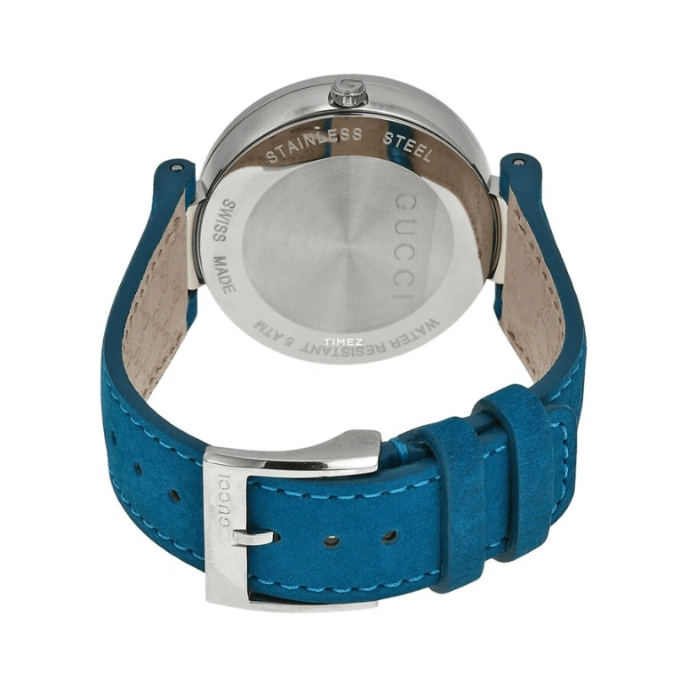 GUCCI,Gucci 37mm,37mm,Stainless Steel,Blue,Quartz,Sapphire,Crystal Glass,Round,YA133315