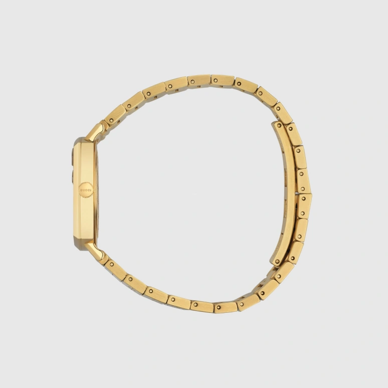 GUCCI,Grip 27mm,27mm,Stainless Steel,Gold,Sapphire,Closed,YA157502
