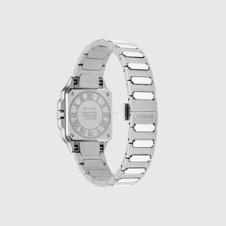 GUCCI,G-Flat 24mm,24mm,Stainless Steel,Black,Quartz,Sapphire,Crystal Glass,Square,831015 I16F0 9065