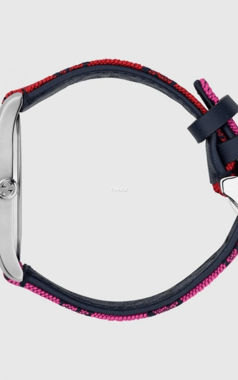 GUCCI,Other 38mm,38mm,Stainless Steel,Multi-Color,Blue,Green,Quartz,Sapphire,Round,YA1264170