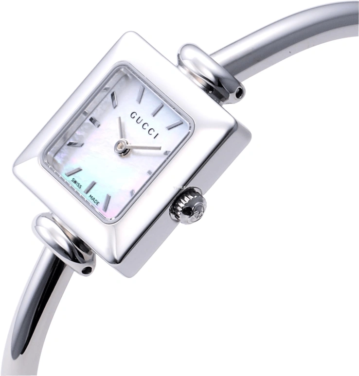 GUCCI,Gucci 20mm,20mm,Stainless Steel,White,Quartz,Sapphire,Square,YA019518