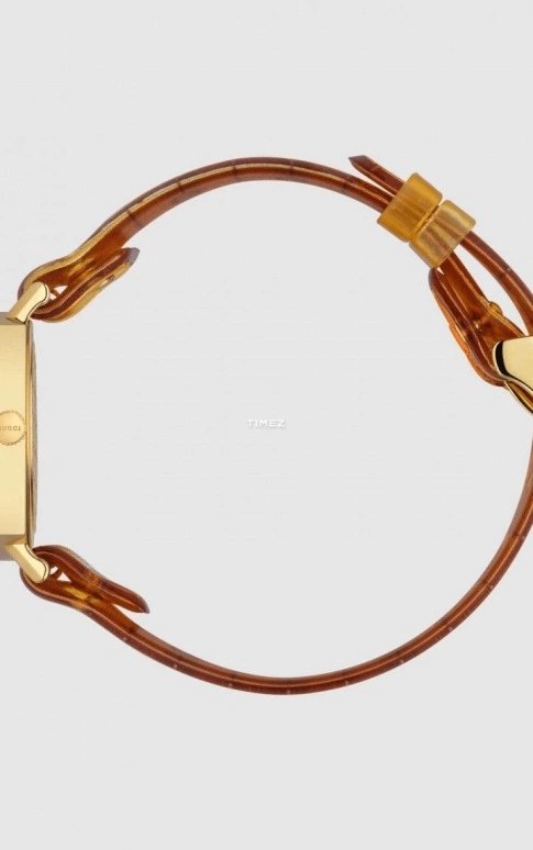GUCCI,Grip 27mm,27mm,Stainless Steel,Gold,Quartz,Day,Sapphire,YA157503
