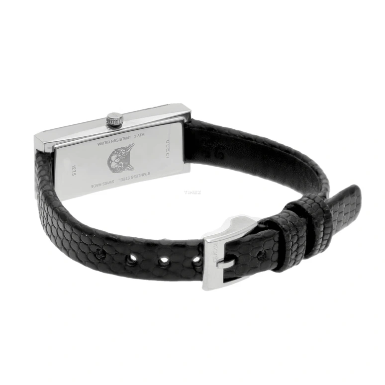 GUCCI,Gucci 34mm,34mm,Stainless Steel,Silver,Grey,Quartz,Sapphire,Rectangular,YA127514