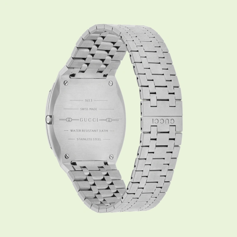 GUCCI,Gucci 25H 38mm,38mm,Stainless Steel,Green,Quartz,Sapphire,Crystal Glass,Other,704381 I1600 8605