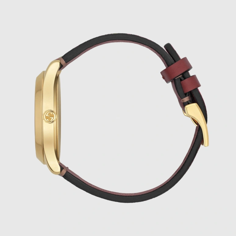 GUCCI,G-Timeless 38mm,38mm,Stainless Steel,Geranium,Pink,Sapphire,Crystal Glass,Yellow,YA1264038