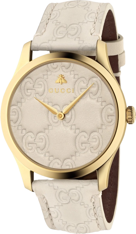 GUCCI,G-Timeless 27mm,27mm,Yellow Gold,White,YA1264033
