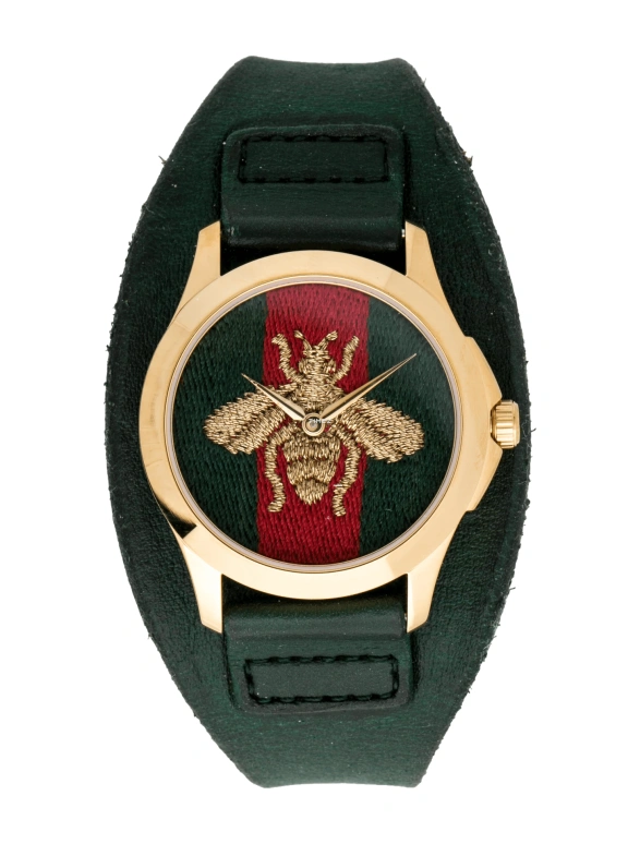 GUCCI,Le Marché des Merveilles 38mm,38mm,Stainless Steel,Red,Green,Quartz,Sapphire,Round,YA126453