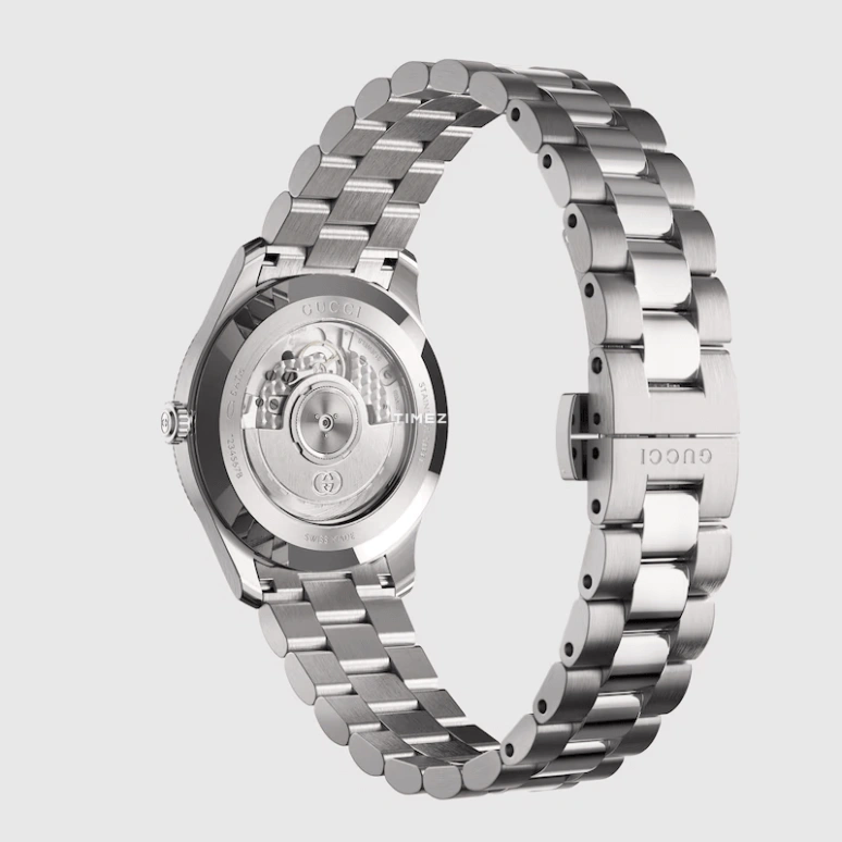 GUCCI,G-Timeless 40mm,40mm,Stainless Steel,Blue,Automatic,Sapphire,Crystal Glass,Round,783402 I1600 8605