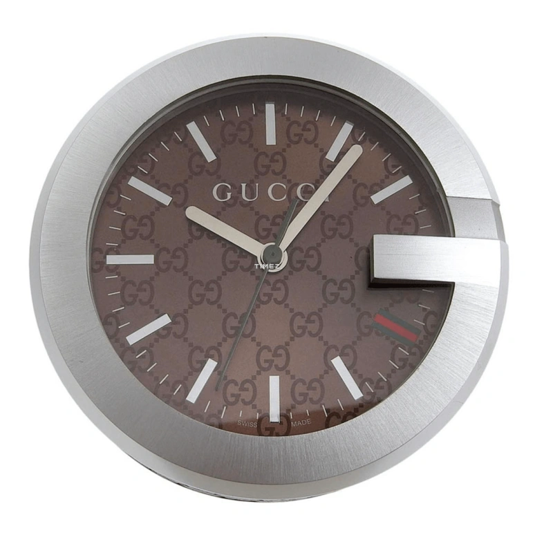 GUCCI,Gucci 100mm,100mm,Stainless Steel,Coffee,Brown,Quartz,Hardlex,Round,YC210007