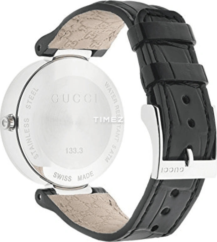 GUCCI,Gucci 37mm,37mm,Stainless Steel,Black,Quartz,Sapphire,Round,YA133306