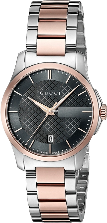 GUCCI,G-Timeless 27mm,27mm,Stainless Steel,Sapphire,Crystal Glass,Pink Red,Gold,Red,YA126527