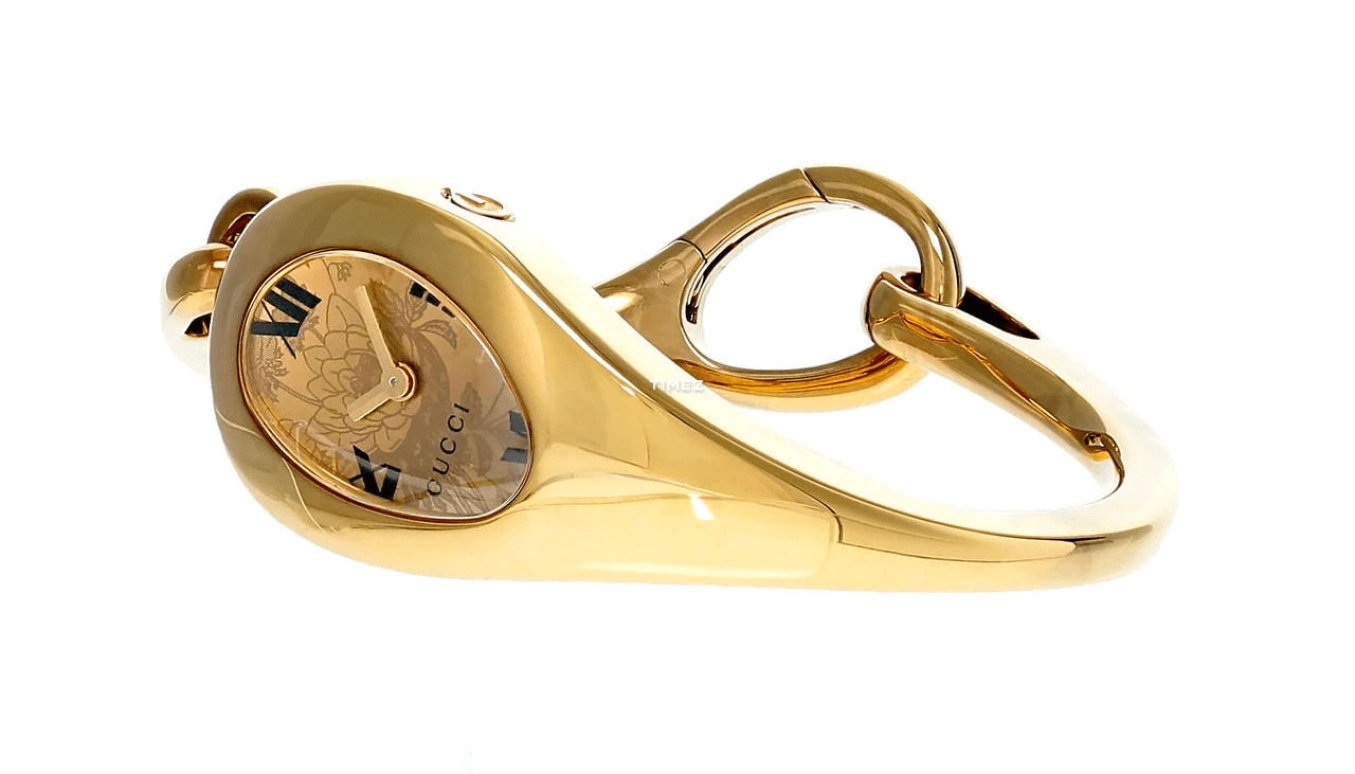 GUCCI,Gucci 21mm,21mm,Stainless Steel,Champagne,Quartz,Other,Gold,YA103535