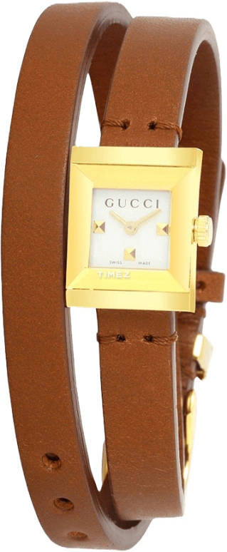 GUCCI,G-Frame 14x18mm,14x18mm,Stainless Steel,White,Sapphire,Crystal Glass,Gold,YA128521