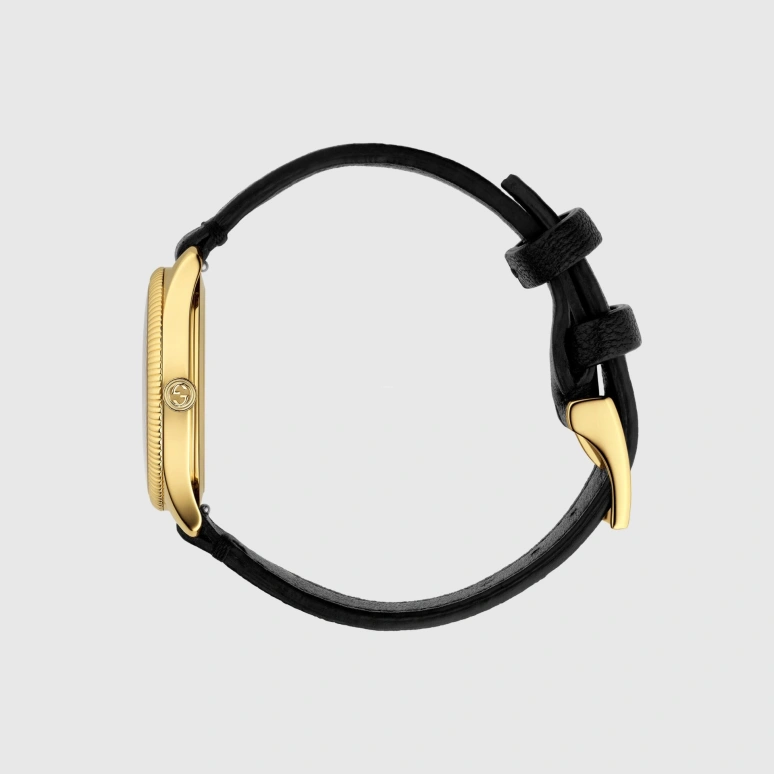 GUCCI,G-Timeless 36mm,36mm,Stainless Steel,Black,Quartz,Sapphire,Crystal Glass,Round,632794 I86A0 1000
