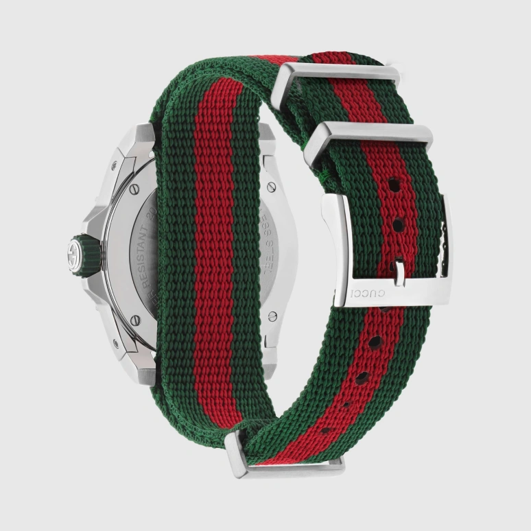 GUCCI,Gucci Dive 40mm,40mm,Stainless Steel,Green,Quartz,Sapphire,YA136339
