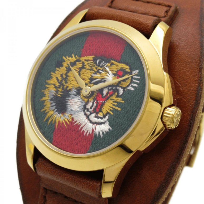 GUCCI,Le Marché des Merveilles 38mm,38mm,Stainless Steel,Red,Green,Quartz,Sapphire,Round,YA126485