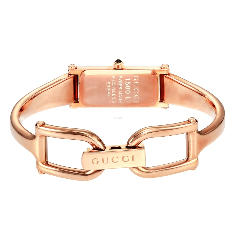 GUCCI,Gucci 24x12mm,24x12mm,Stainless Steel,White,Quartz,Sapphire,Rectangular,YA015560