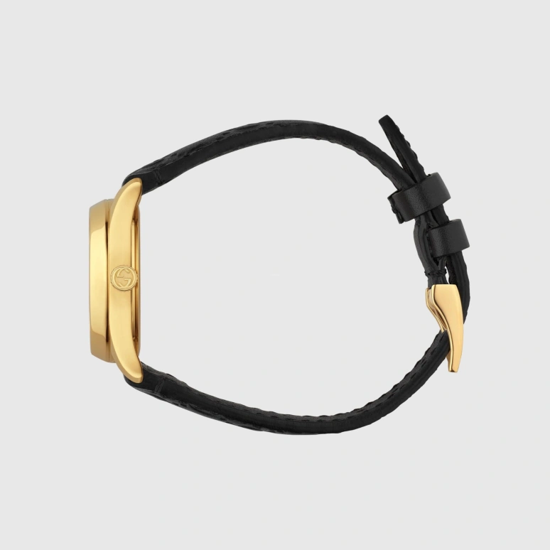 GUCCI,G-Timeless 27mm,27mm,Stainless Steel,Black,Hardlex,Closed,YA126581