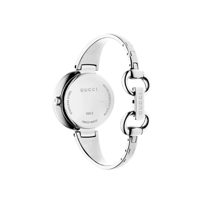 GUCCI,Guccissima 36mm,36mm,Stainless Steel,Grey,Quartz,Sapphire,Crystal Glass,Oval,YA134302