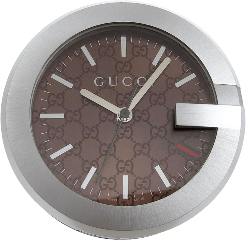 GUCCI,Gucci 100mm,100mm,Stainless Steel,Coffee,Brown,Quartz,Hardlex,Round,YC210007