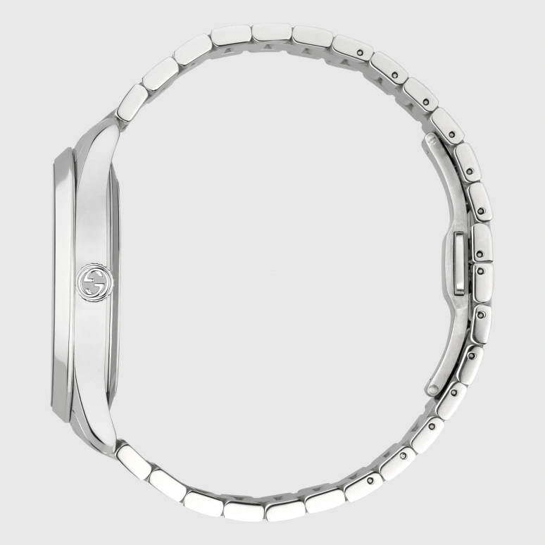 GUCCI,G-Timeless 42mm,42mm,Stainless Steel,Black,Sapphire,Crystal Glass,Onyx,Agate,YA126283