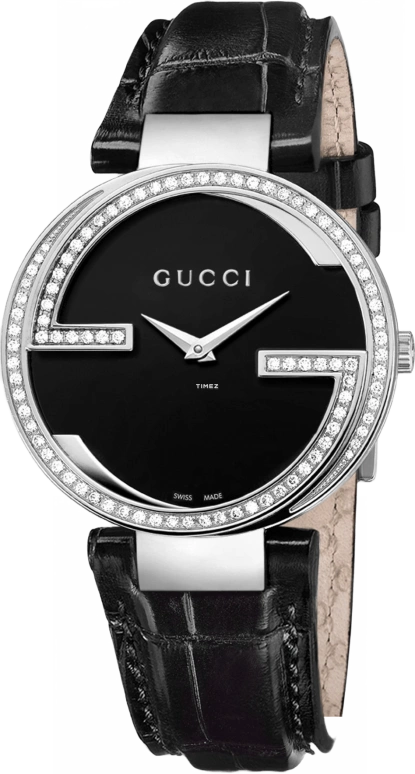 GUCCI,Gucci 37mm,37mm,Stainless Steel,Black,Quartz,Sapphire,Round,YA133306