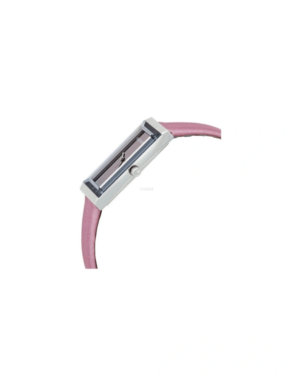 GUCCI,Gucci 14mm,14mm,Stainless Steel,Pink,Quartz,Sapphire,Crystal Glass,Rectangular,YA127502