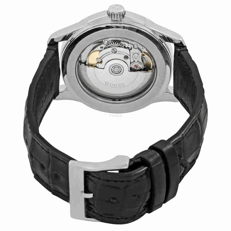 GUCCI,G-Timeless 38mm,38mm,Stainless Steel,Silver White,Automatic,Day,Sapphire,YA126468