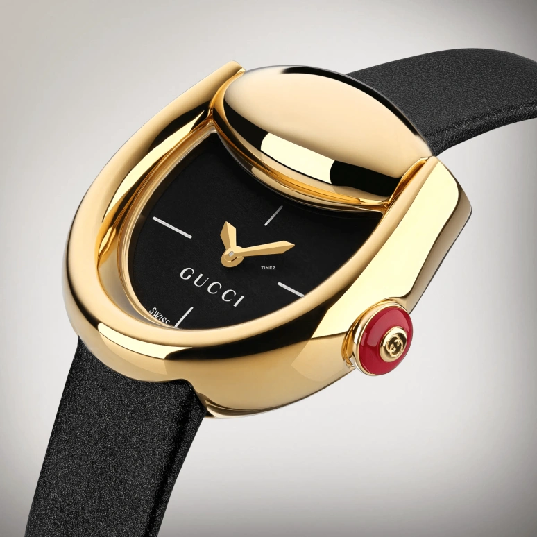 GUCCI,Horsebit 27x25mm,27x25mm,Stainless Steel,Black,Quartz,Sapphire,Crystal Glass,Other,871111 JB310 8757
