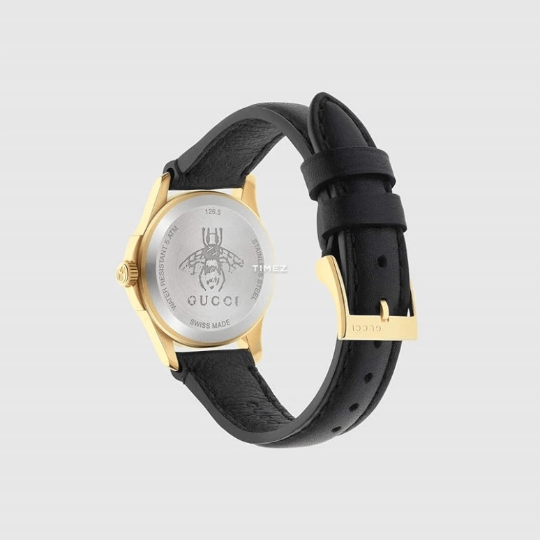 GUCCI,Gucci 27mm,27mm,Stainless Steel,Blue,Quartz,Sapphire,Crystal Glass,Round,YA126554