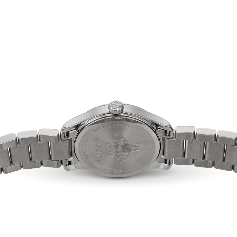 GUCCI,G-Timeless 27mm,27mm,Stainless Steel,Blue,Quartz,Sapphire,Crystal Glass,Round,YA1265011