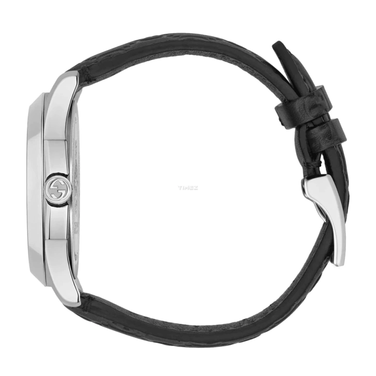 GUCCI,G-Timeless 38mm,38mm,Stainless Steel,Black,Quartz,Hardlex,Round,YA1264031