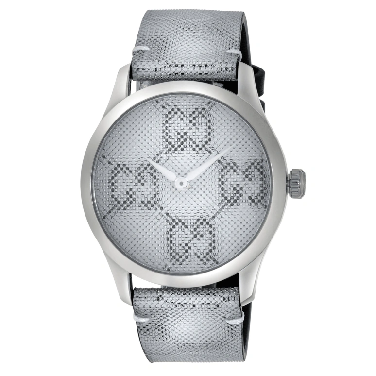 GUCCI,G-Timeless 38mm,38mm,Stainless Steel,Grey,Quartz,Sapphire,Crystal Glass,Round,508788,508788-IAWA0-8504