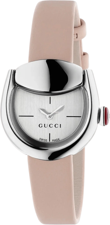 GUCCI,Horsebit 27x25mm,27x25mm,Stainless Steel,Silver,Quartz,Sapphire,Crystal Glass,Other,870472 I18G0 8638