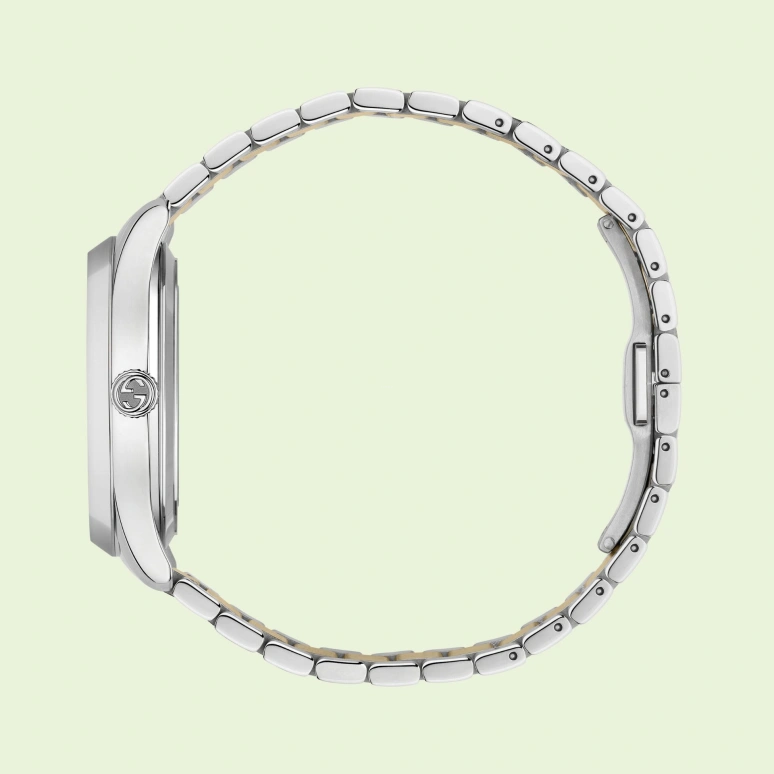 GUCCI,G-Timeless 32mm,32mm,Stainless Steel,Champagne,Sapphire,Crystal Glass,YA1264189